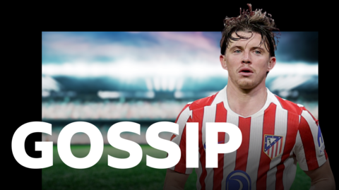 Conor Gallagher and the BBC Sport Gossip logo