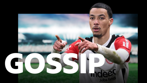 Hugo Ekitike and the gossip logo
