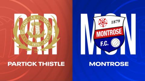 Partick Thistle and Montrose badges