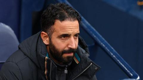 Manchester United manager Ruben Amorim