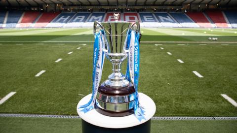 The Women's Scottish Cup trophy