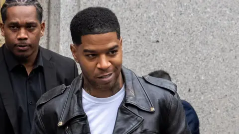 Rapper Kid Cudi departs after testifing for Sean "Diddy" Combs' sex trafficking and racketeering conspiracy trial at U.S. court in Manhattan