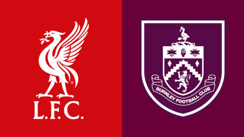 Liverpool and Burnley club badges