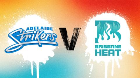 Adelaide Strikers v Brisbane Heat badge graphic