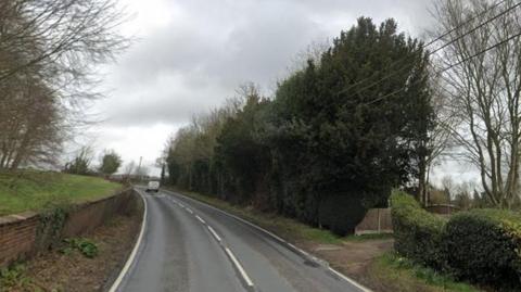 A251 Faversham Road at Boughton Aluph