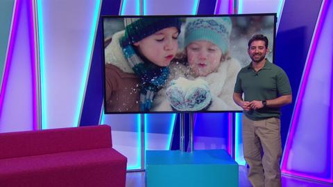 Ricky on the Newsround set