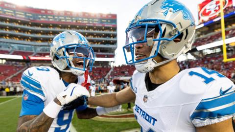 Detroit Lions celebrate