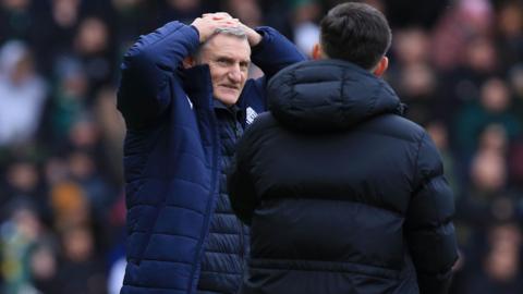 West Bromwich Albion boss Tony Mowbray