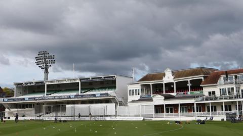 A stand at the Spitfire Ground