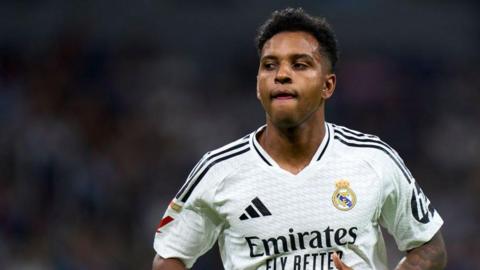 Rodrygo in action for Real Madrid 