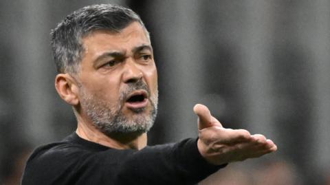 AC Milan coach Sergio Conceicao