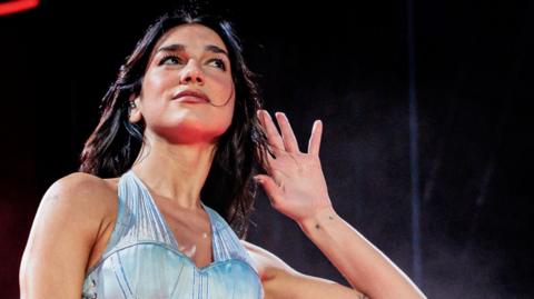 Dua Lipa on stage