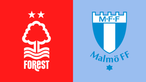 Nottingham Forest and Malmo club badges