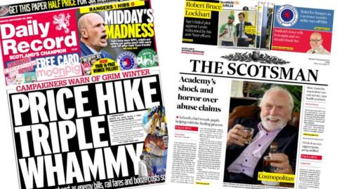 Monday's front pages