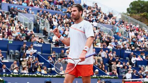 Cameron Norrie celebrates