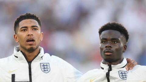 Jude Bellingham and Bukayo Saka