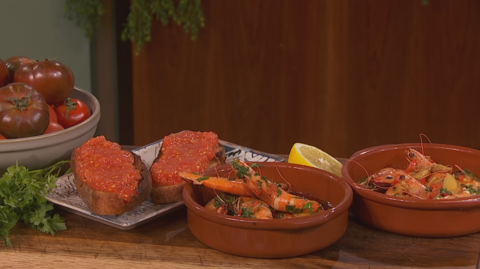 image shows various tapas dishes
