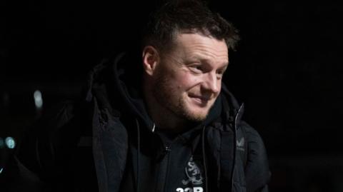 Middlesbrough boss Kim Hellberg during the 4-1 win at Hull City