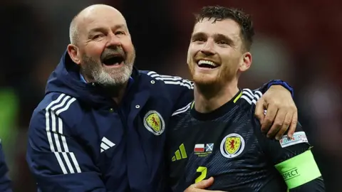 Steve Clarke and Andy Robertson