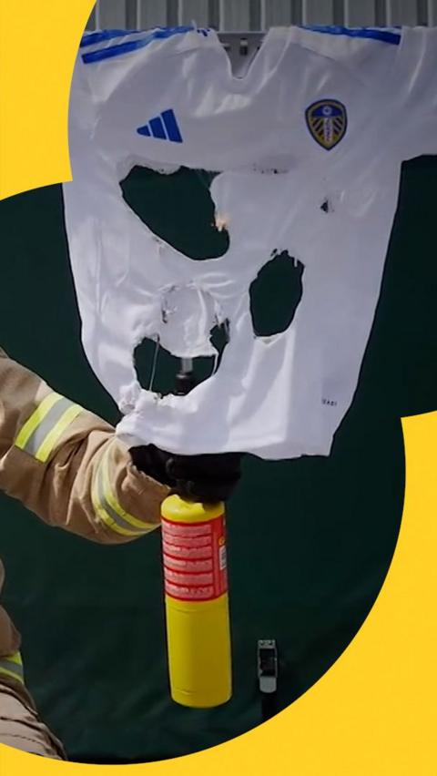 Counterfeit football shirt