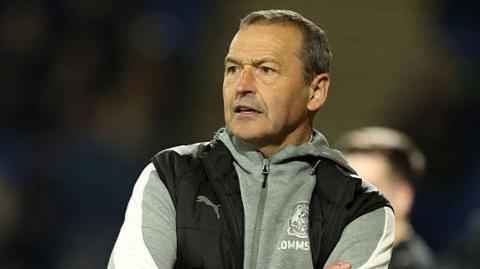 Northampton Town interim manager Colin Calderwood on the touchline