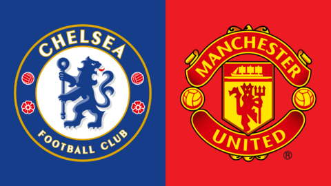 Chelsea and Man Utd badges