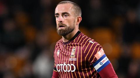 Alex Pattison in action for Bradford City