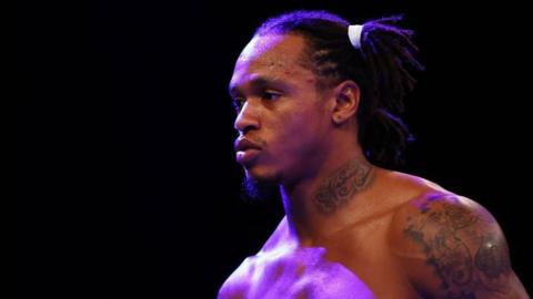 Anthony Yarde looks focused in the ring before a fight