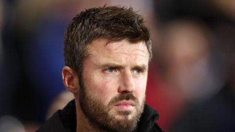 Michael Carrick watching Middlesbrough from the touchline