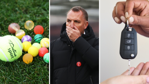 Bouncy ball, Brendan Rodgers & car keys