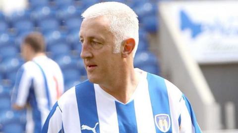 Nicky Smith pictured in a Colchester United shirt