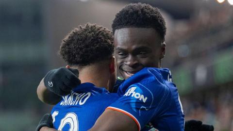 Tyrique George and Jadon Sancho