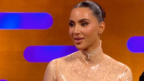 Kim Kardashian on the Graham Norton Show