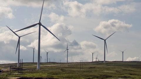 Turbines at the Seltannaveeny Wind Farm