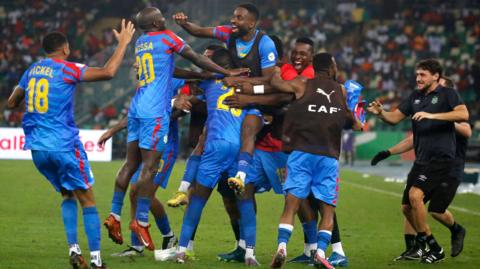 DR Congo celebrate