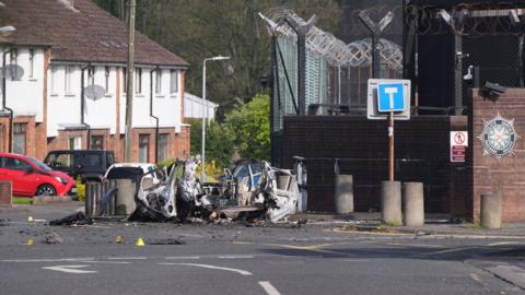 Scene of incident in Dunmurry