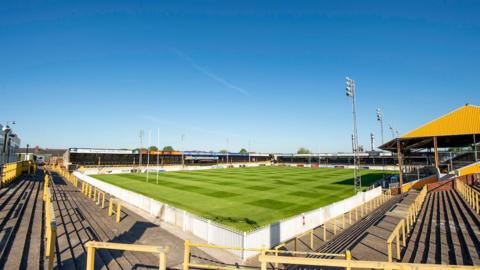 A general view of Castleford's Wheldon Road ground