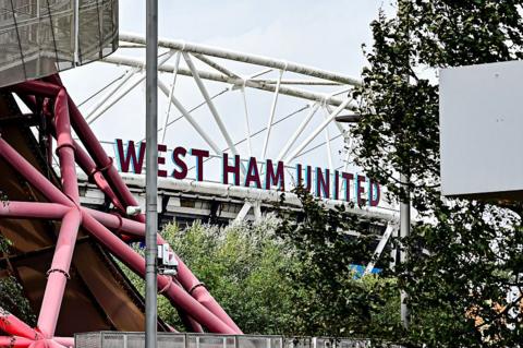 A general view outside London Stadium