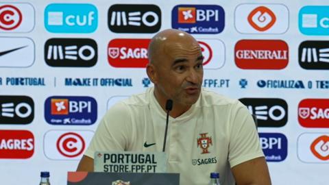 Portugal head coach Roberto Martinez