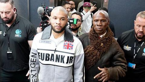 Chris Eubank Jr and Chris Eubank Sr side-by-side