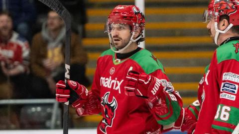 Cardiff Devils forward Joey Martin