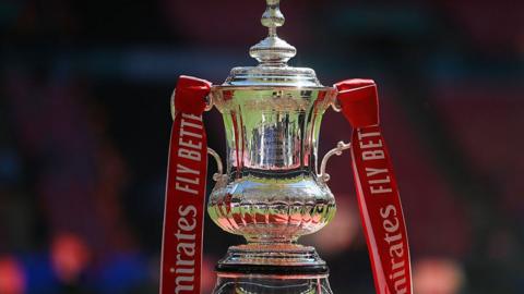 The FA Cup trophy