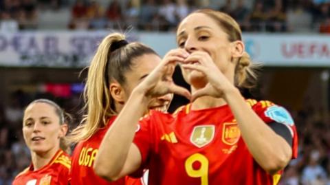 Spain celebrate