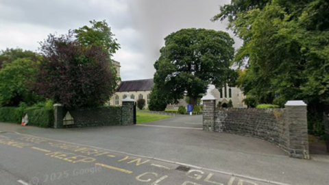 The outside of Llandovery College