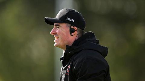 Cornish Pirates forwards coach Joe Walsh smiling