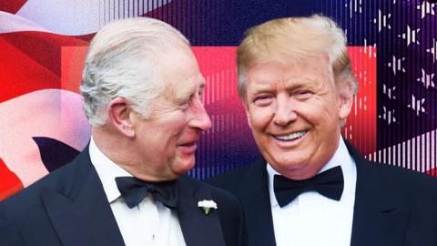 Image of King Charles and US President Donald Trump