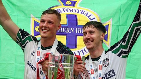 Dan Ballard and Trai Hume 