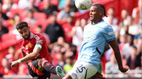 Man utd's Bruno Fernandes