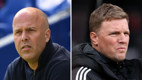 Arne Slot and Eddie Howe