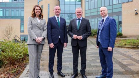 Ulster University taskforce members outside university